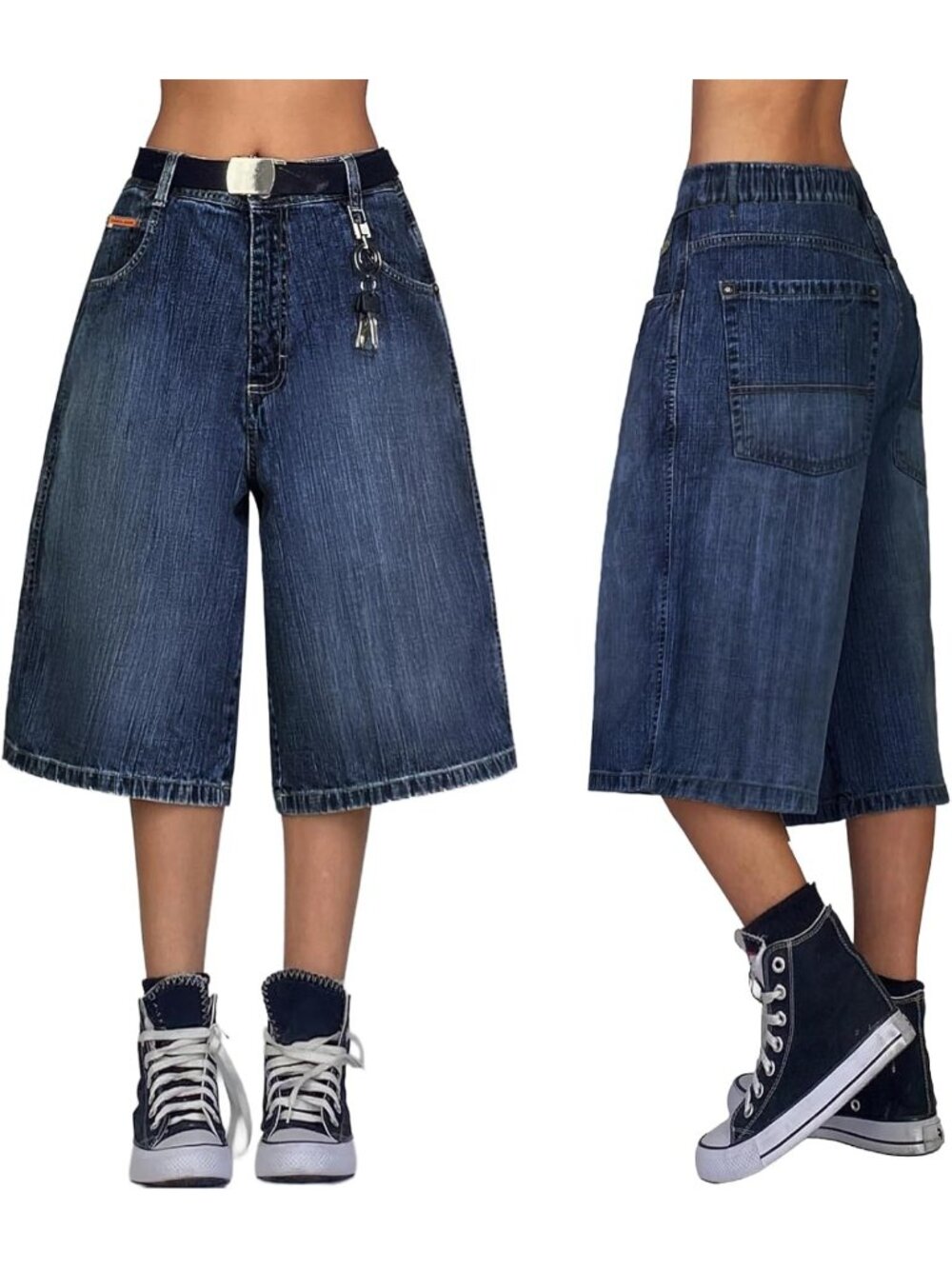 Stylish Baggy Denim Jorts for Women | Wide Leg Summer Shorts | Trendy Casual